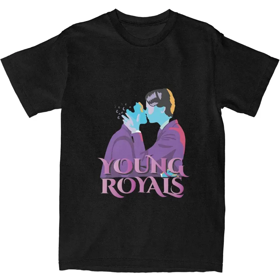 Tričko Streetwear Simon a Wilhelm Young Royals bavlnené tričká Skolan módne tričko pre mužov Y2K Zábavné s krátkym rukávom Top Top Tees