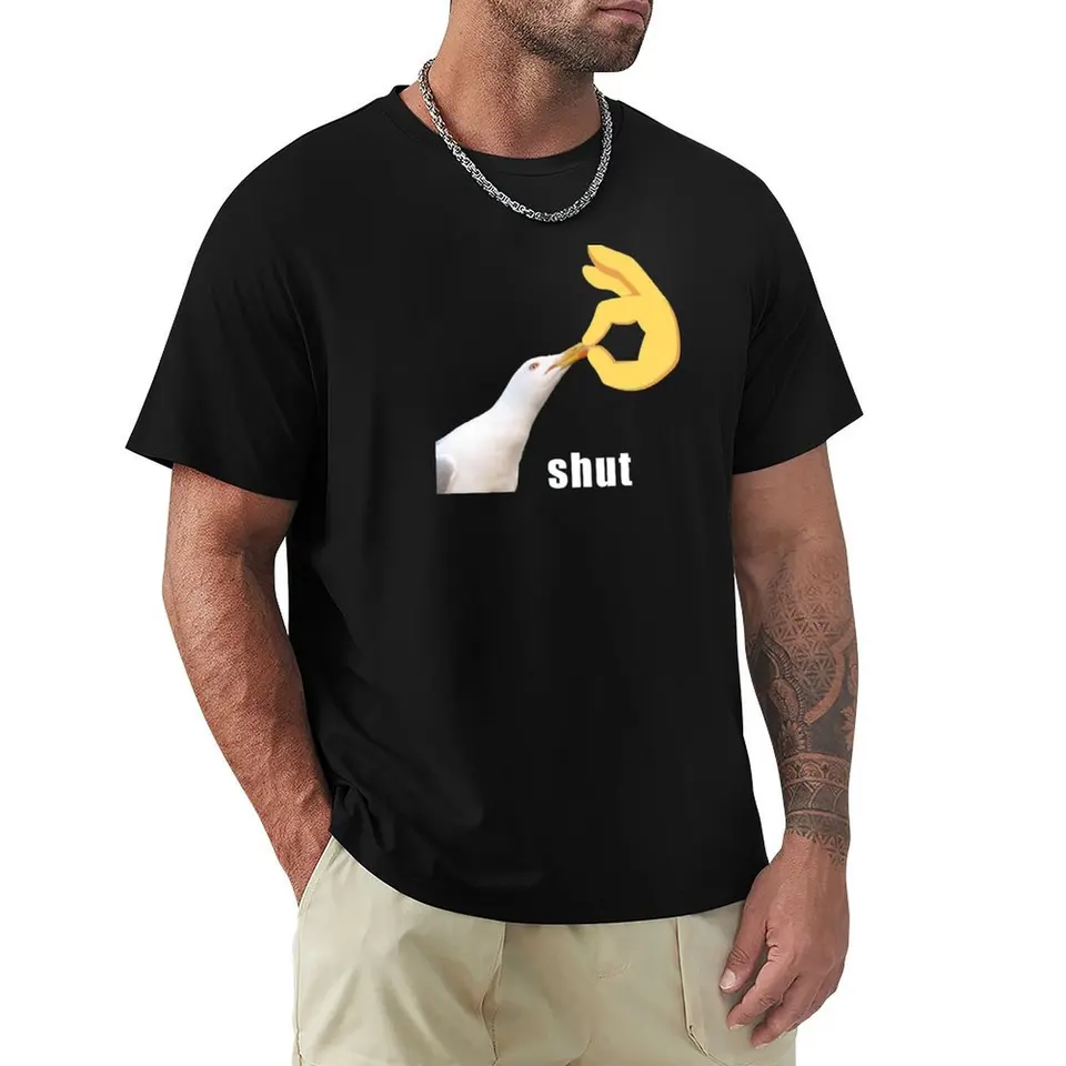 Tričko Sut Seagull Meme Grafické tričko Roztomilé oblečenie pánske tričko