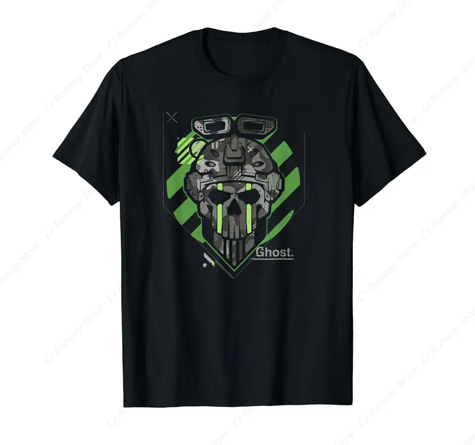 Tričko Tričko Hipster Breathe Women Dámske Tees Call of Duty: Modern Warfare 2 Ghost Head Portrait Tričko
