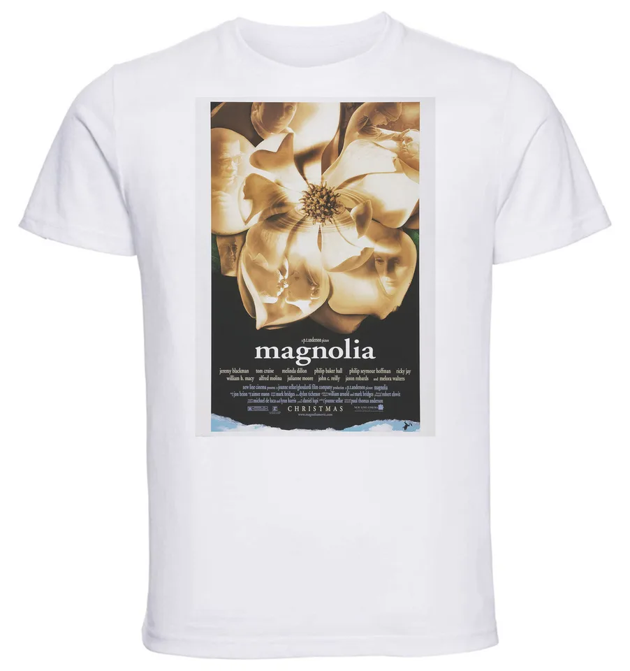 Tričko Unisex - White - Playbill Film - Magnolia