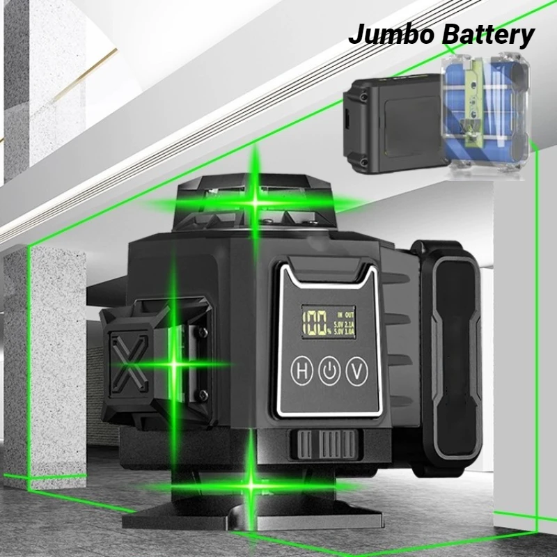 TRODOD/NIVEL LASER 4D 16 LINES LASER Úroveň 3 ° SLEDOVANIE PROFESIONÁLNE LASER LASER GREATION LASER STROJ DOPRAVA ZDARMA