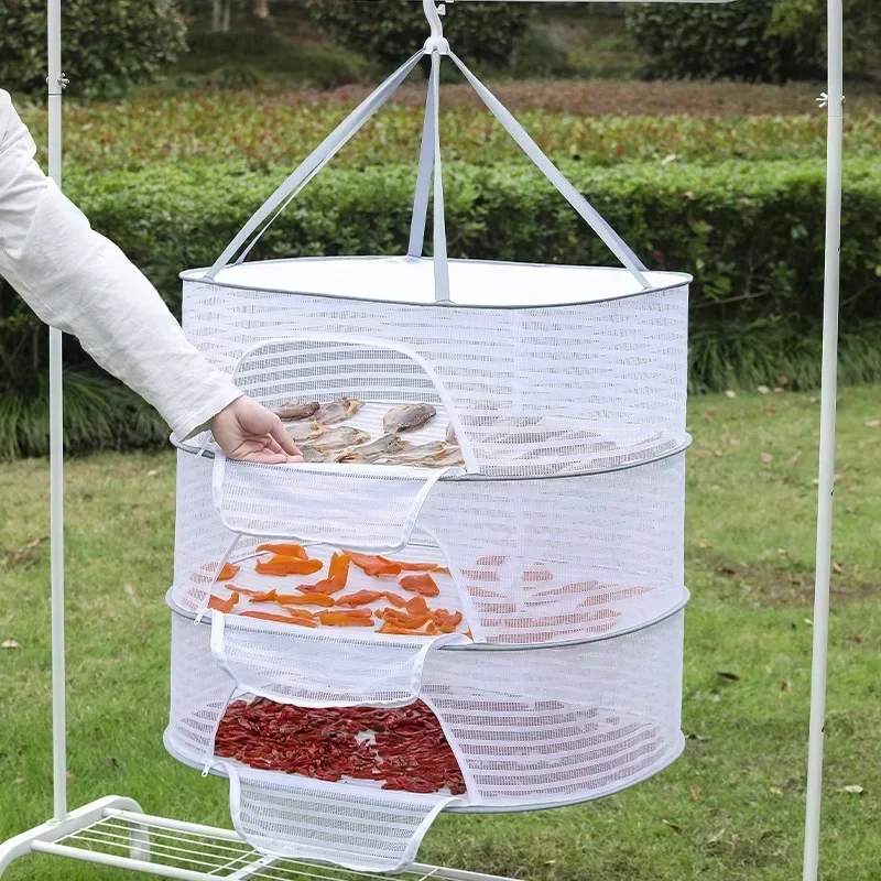 Trojvrstvové sušiace čisté anti-mosquito sušenie rýb Čet Silný a trvanlivý suchý tovar Čistý sušenie Solovaný rýb Artefakt