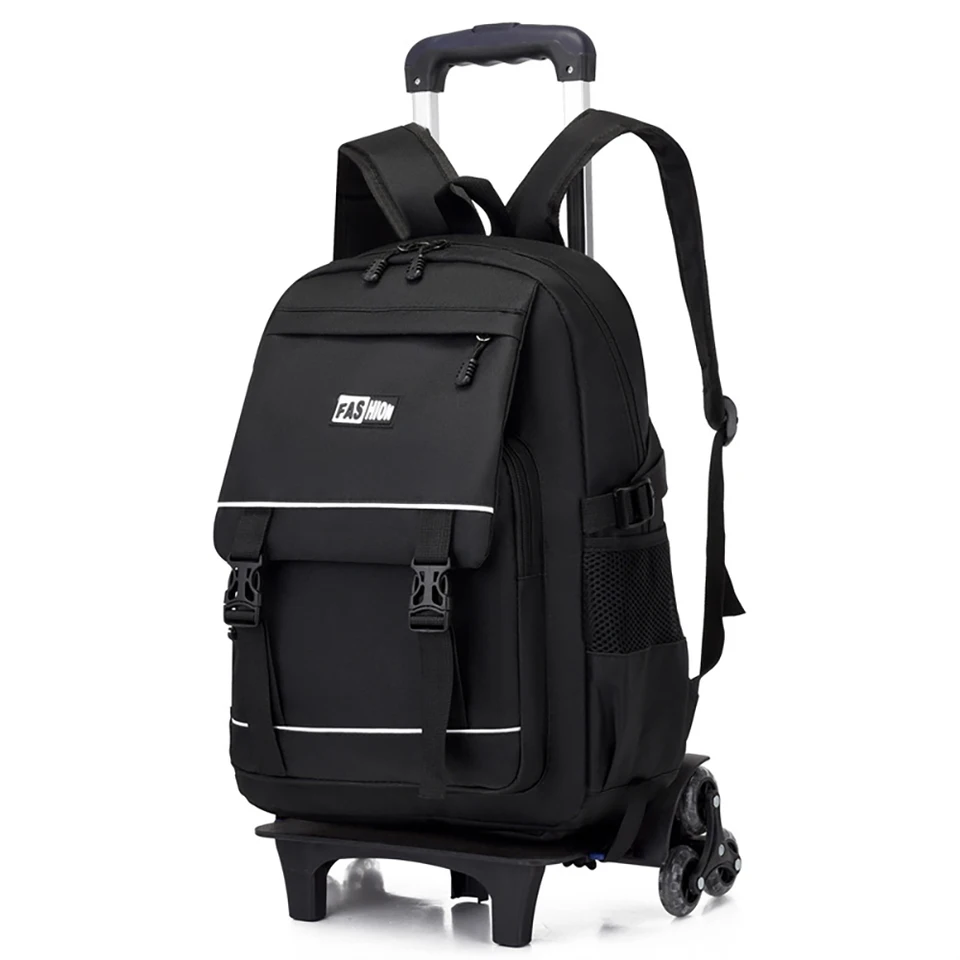 Trolley Children School Bags Mochilas Kids batohy s kolesovým trolejom batožinovým chlapcom Backpack Backbag pre deti školská taška