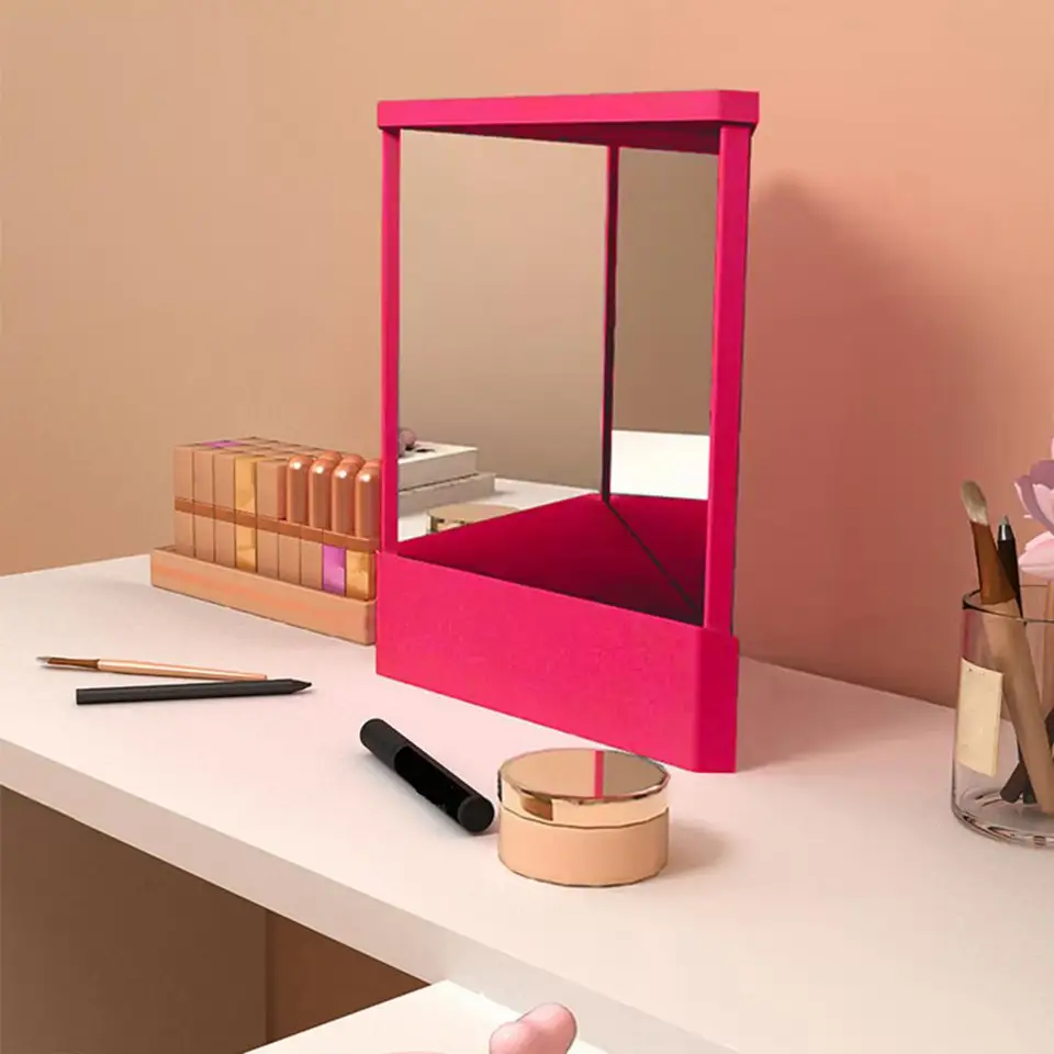 True Face Mirror Precision True Image Vanity Make-up zrkadlo, ktoré nemagnijú skutočné odrazy kozmetické zrkadlo stolové ornament