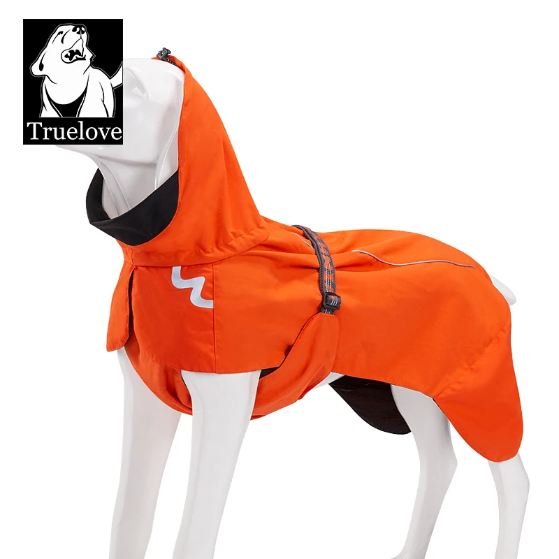 Truelove Pet Clothing Waterproof Windbreaker Odnímateľný plášť pre psov pre psov módne vzory mäkké domáce zvieratá pláštenky YG1872