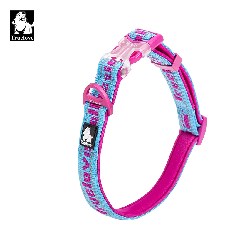 Truelove Pet golier ľahko nasadený na TLC5272 Trojpolkvalitný systém nastavenia sponky Nylon Webbing 3M Reflexný materiál