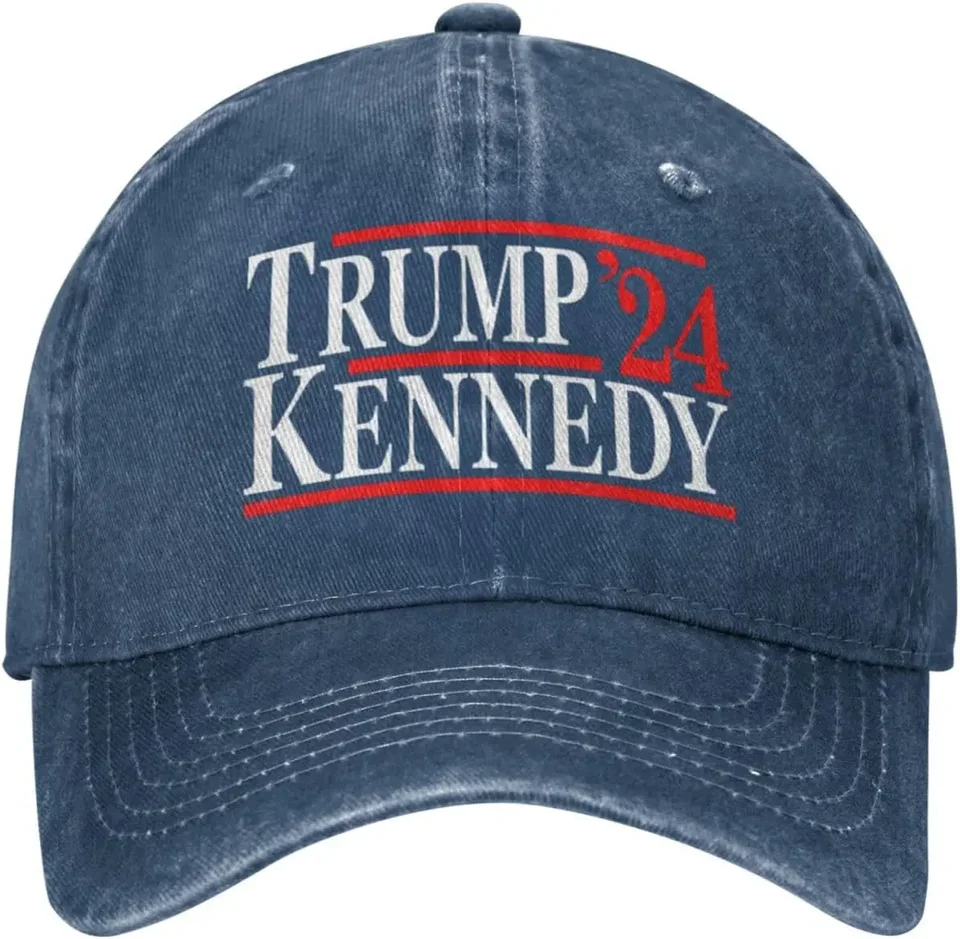 Trump Kennedy 2024 Cool Cowboy Hat Baseball Caps Women Trucker Hat Men Dad Hat Hat