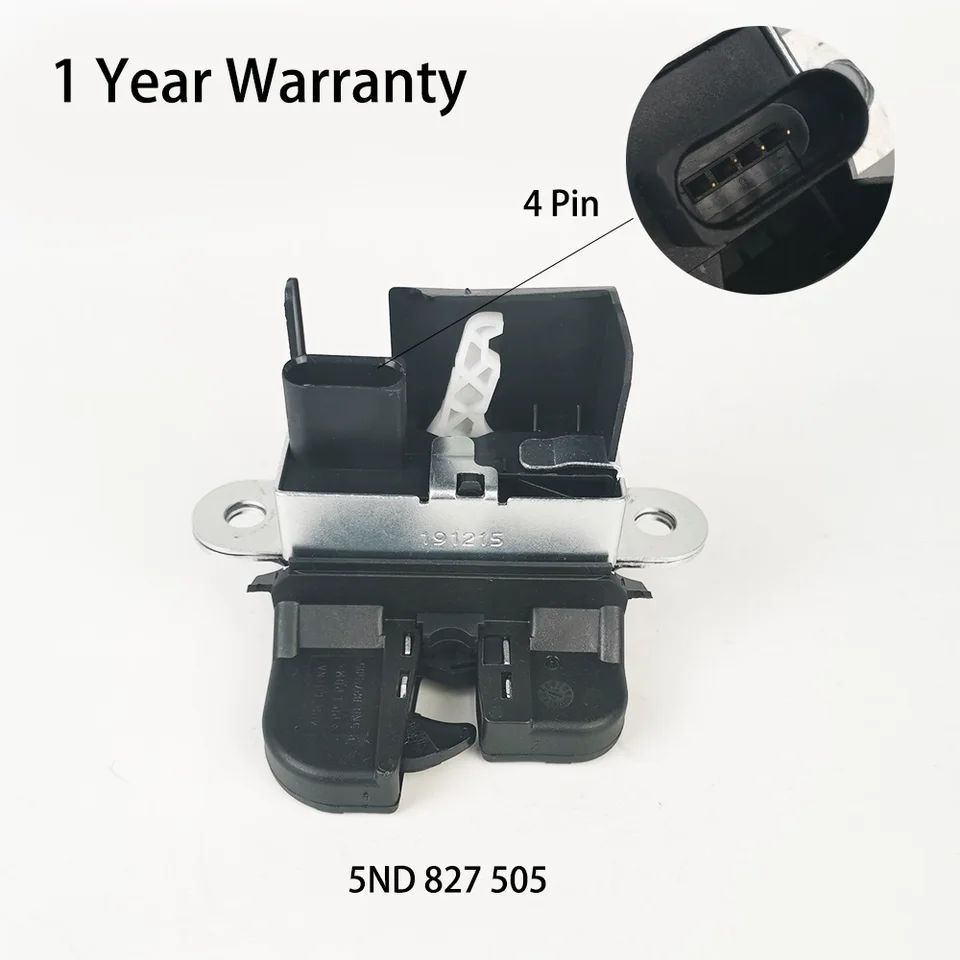 Trunk Lock pre VW Tiguan Passat Golf Leon GTi Polo 5M0827505A 5G6827505 5GG827505 5L6827505A 5P0827505 5F4827505A 1K8827505