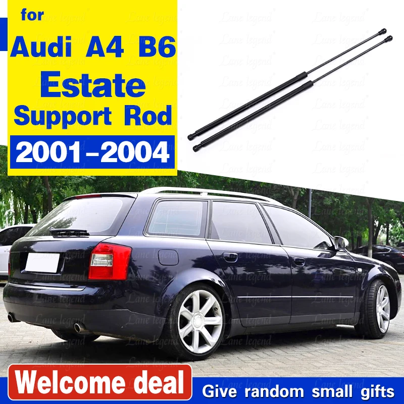 Trunk vzpery pre Audi A4 B6 Estate 2001 - 2004 Zadné batožinové brána Springs Zdvíha