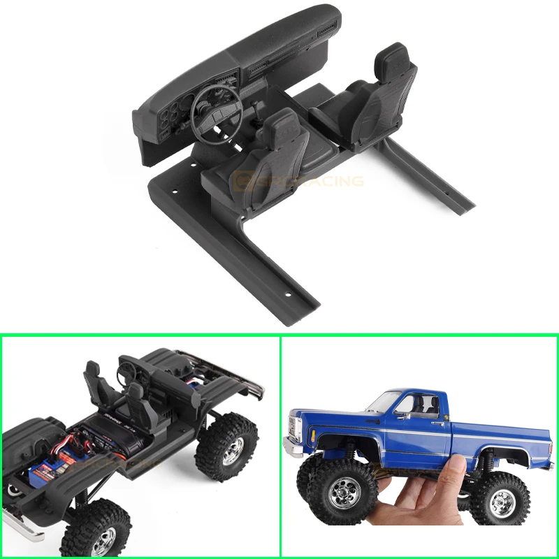 Trx4m 3D tlačové miesto a blatník za 1/18 RC Crawler Traxxas TRX-4M Car Chevrolet K10 Časti upgrade