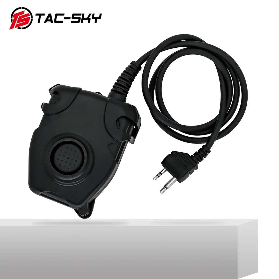 TS TAC-Sky Adapter PTT Midland Plug PTT taktické slúchadlá kompatibilné s náhlavnou súpravou Z-TAC/TACSKY