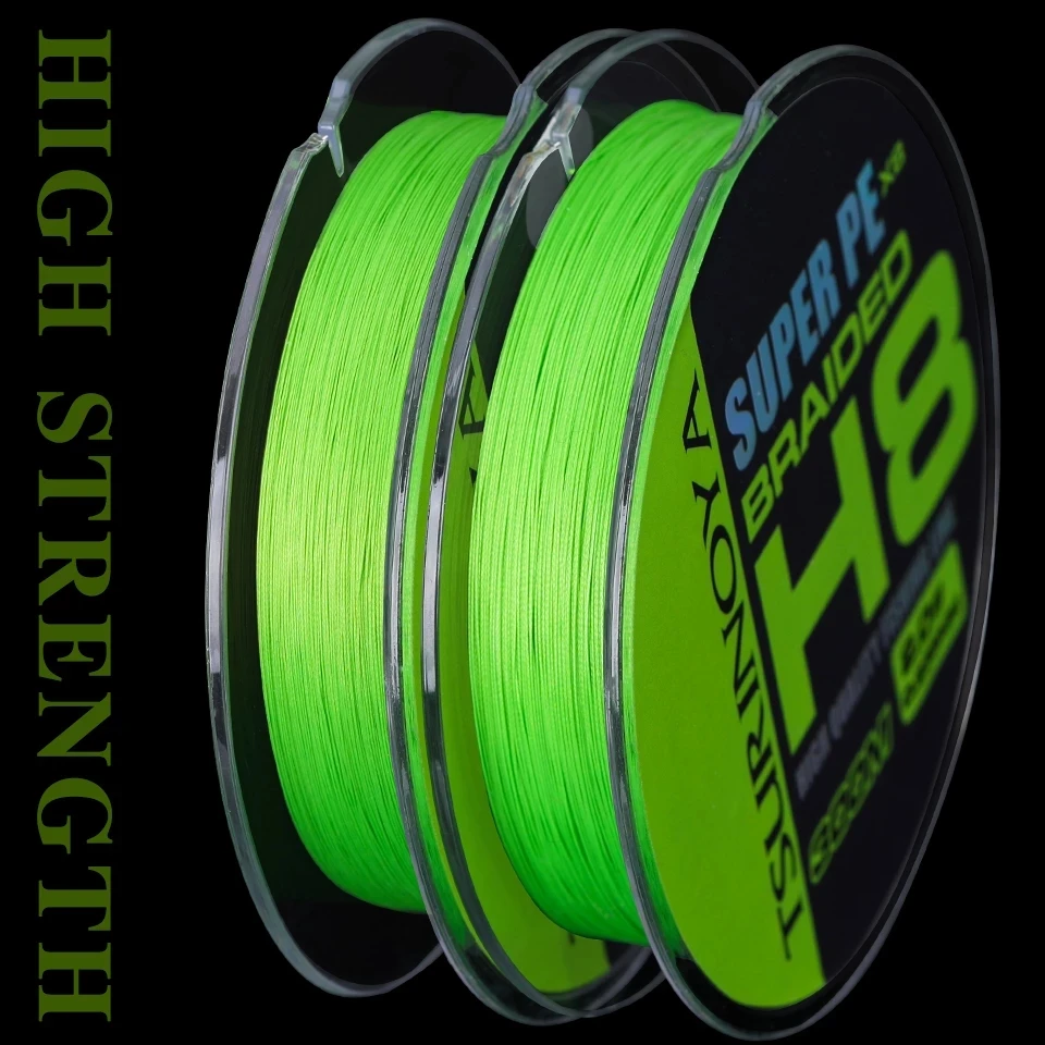 Tsurinoya 300 m 150 m 100 m PE Pleted Fishing Line H8 Long Casting 8 Prameňy Multifily hladký rybársky drôt 14-50 lb slaná voda