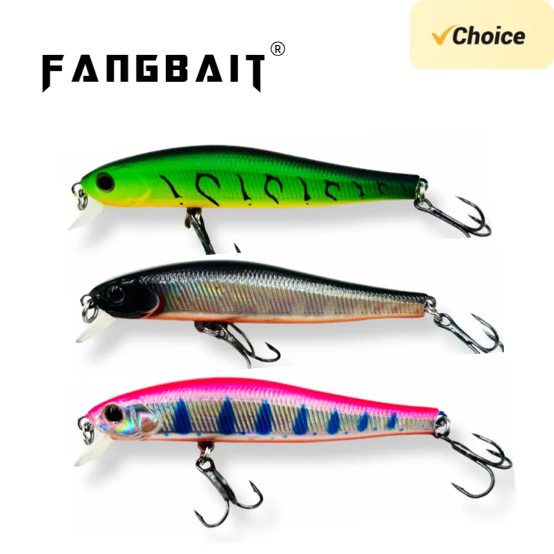 Tsuyoki Rival 70. rokov rybárske návnady 2024 Minnow Sading Throuch Lure Lure 70 mm 5,5 g Wobbler pomalé potápanie basy pstruh pstruh zipbait rigge 70s 70s
