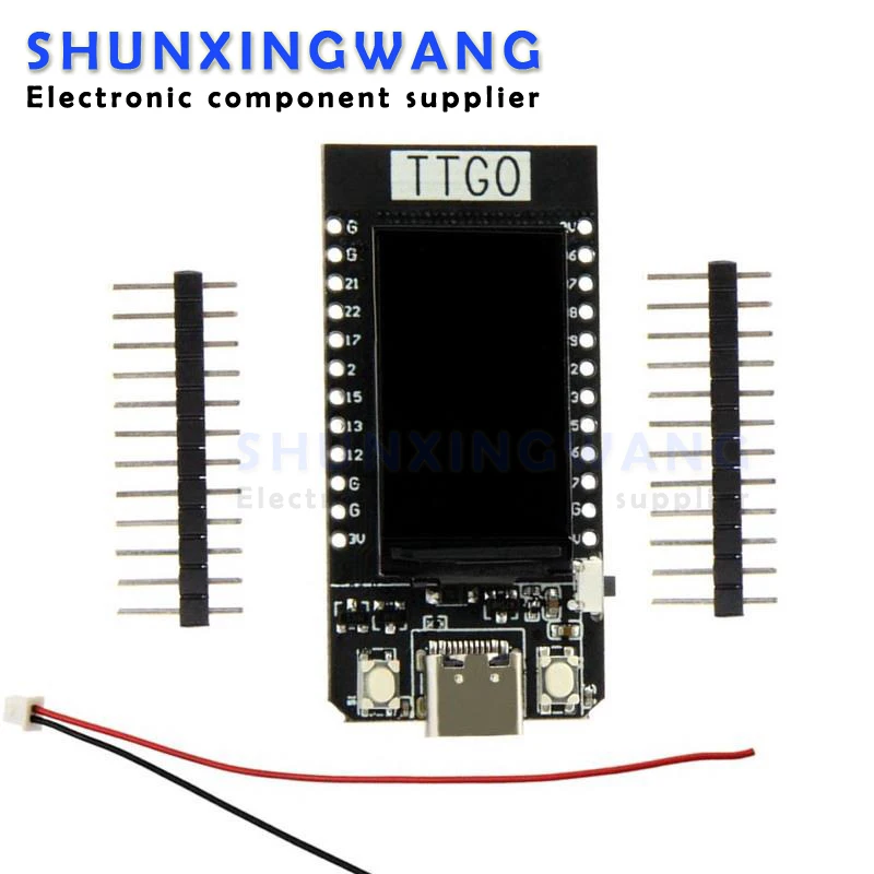 TT^Go T-Display ESP32 WiFi a Bluetooth Module Development Board 1,14 palca LCD Riadiaca doska