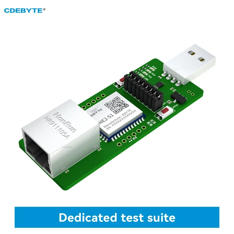 TTL Serial to Ethernet Module Testova doska Modbus TCP na RTU IOT MQTT Protokol CDEBYTE NE2-S1-TB Predváknuté rozhranie NE2-S1 USB NE2-S1