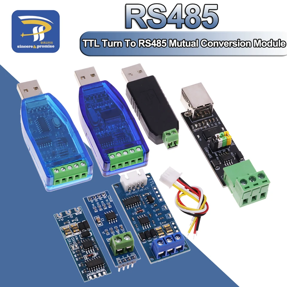 TTL Turn na RS485 Modul Hardvér Automatické riadenie toku Serial UART úrovne Metrual Conversion Power Sumping Modul 3.3V 5V