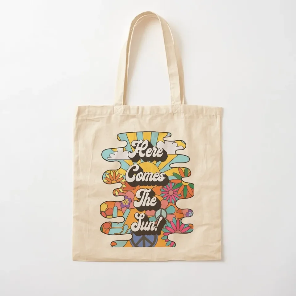 Tu prichádza slnko, tu prichádza Sun Tote Bag Veľké tašky pre ženy The Tote Bag University Shopper Bag Bag