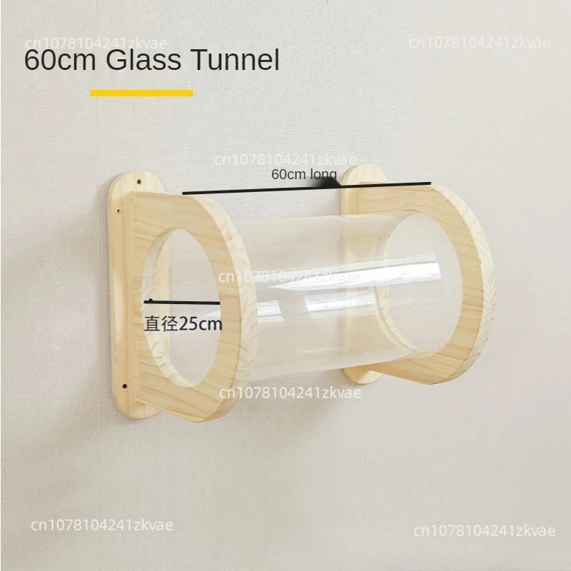 Tunnel steny mačacieho tunela Malé drevo lezenie rámu závesná plošina Bed Pet Supplies