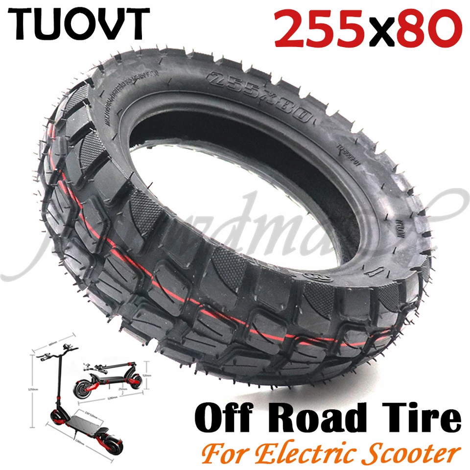 TUOVT Speedual Grace 10 nula 10x Kugao M4 Pro Tire 10x3 palcový Vonkajší vonkajší vonkajší vonkajší elektrický skúter 80/65-6