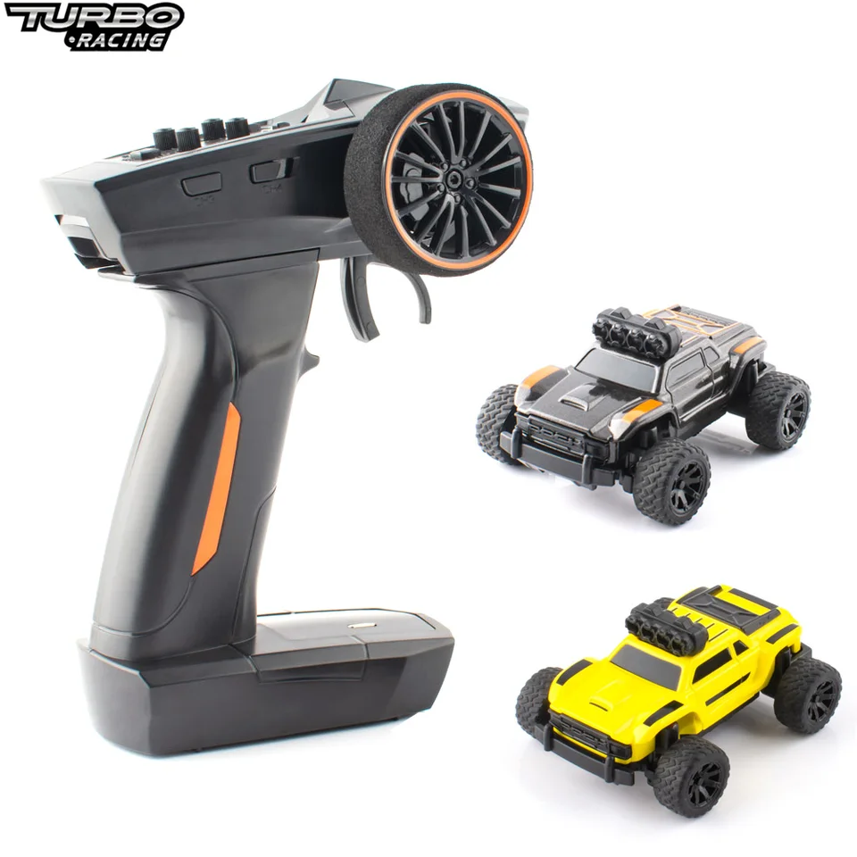 Turbo Racing Baby Monster 1:76 Scale Monster Truck RTR diaľkové ovládanie Mini-cestné modely Fast RC vozidlá