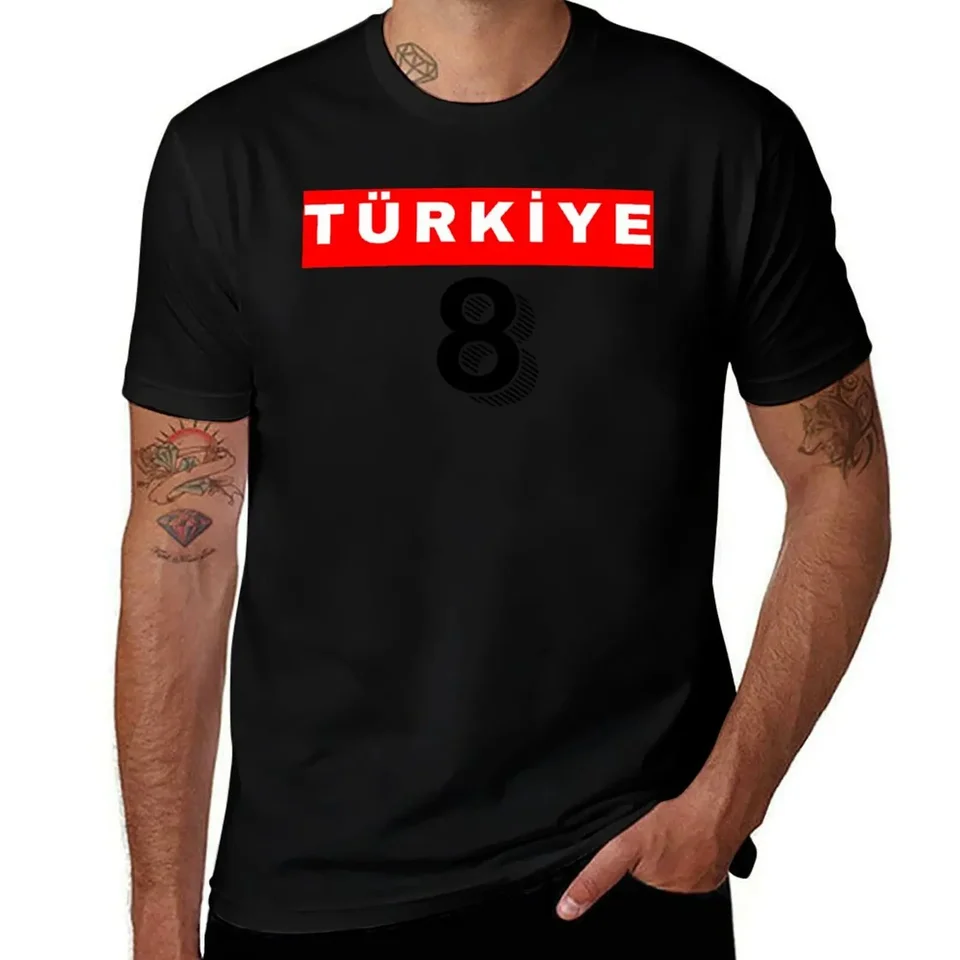 Turecký národný tím Arda Güler Jersey Design - unisex tričko Grafické tričko modré archívne muži tričká