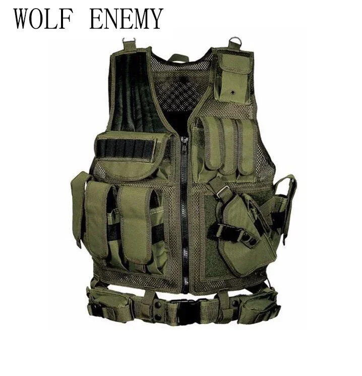 Turistická taktická vesta Lov Ochranné Airsoft Camouflage Molle Vest Outdoor Loving Training Vesty