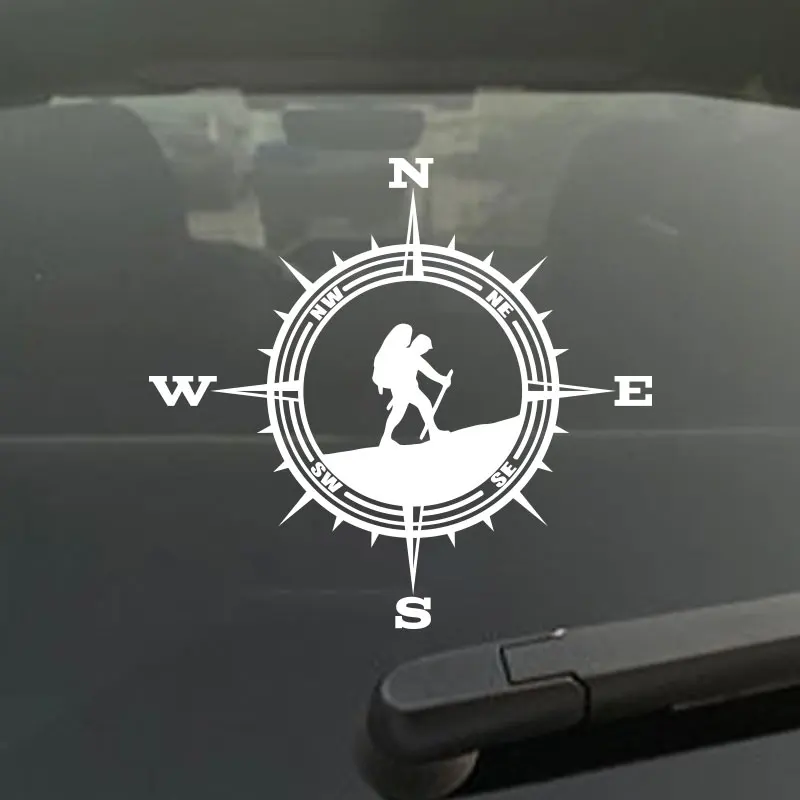 Turner Compass Rose pre nálepky automobilov Decoration Okno Outdoor Sticker Externé príslušenstvo vodotesné vinylové obtisky