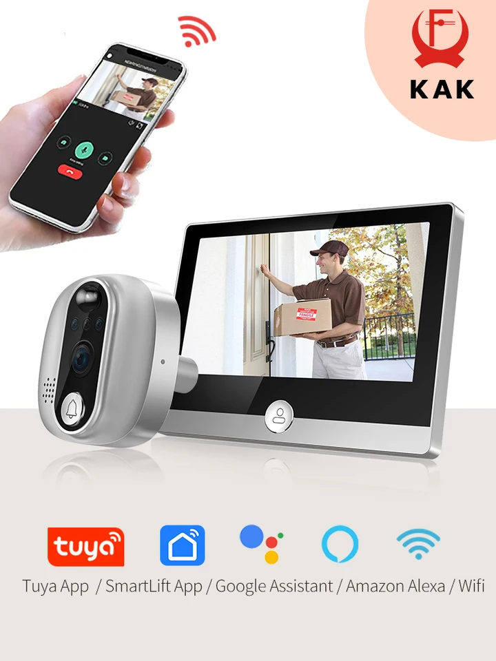 TUYA 1080P WIFI DOOR BELLA CAMOAN