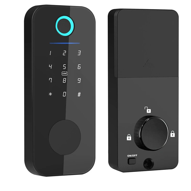 TUYA APP DISTÁRNE Ovládanie inteligentného zámku dverí Deadbolt s klávesmi odtlačok prsty LOCK ELEKTRONICS DIGITÁLNE HOUSE