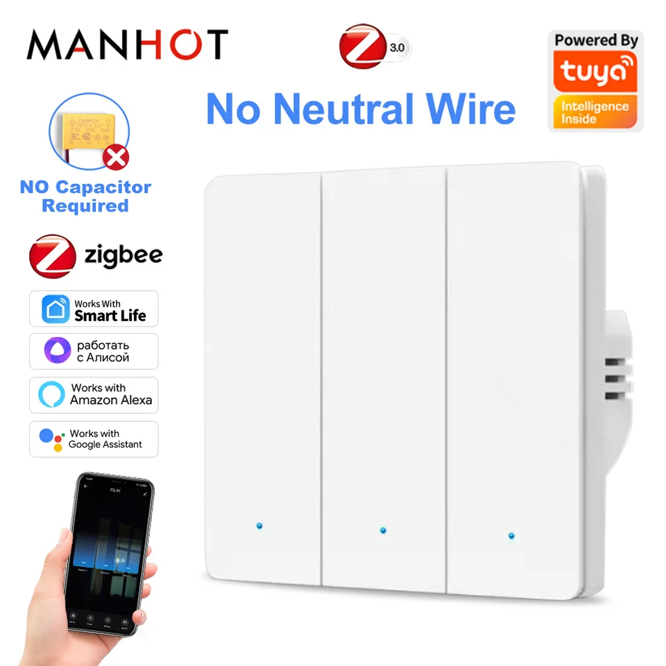 TUYA EU SMART LIFE ZIGBEE WALLIVE SPÍNAJTE NIEKTORÉ NIE JE NEPRAVUJTE NA NEPRAVU DREJOVÝ KLASÍK