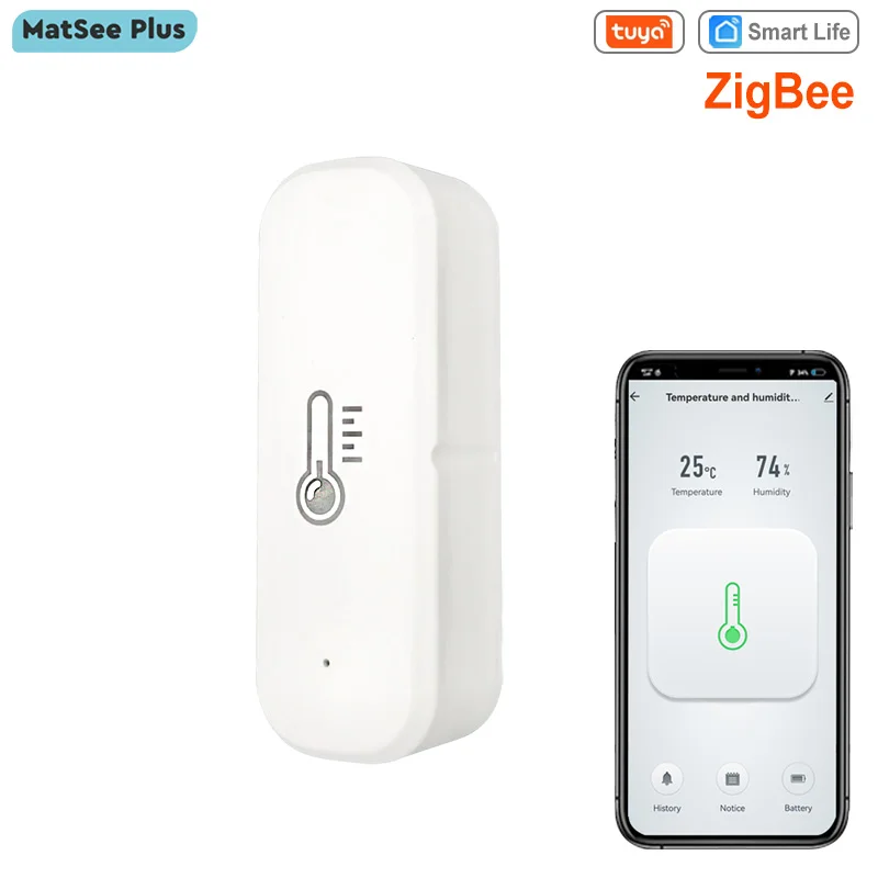 Tuya Ewelink Zigbee Teplotné vlhkosť snímača Indoor Hygrometer App App vzdialené monitorovanie v reálnom čase Alexa ZigBee2MQTT