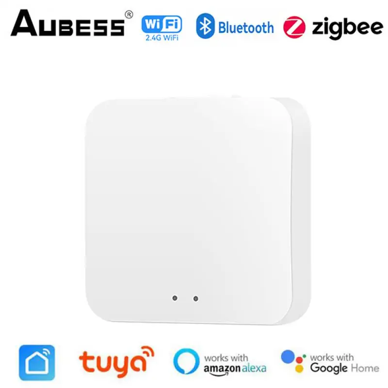 Tuya Smart Gateway Hub Multi-Mode WiFi Bluetooth Zigbee Smart Home Bridge Smart Life Dramo Control Podpora Alexa Google Home