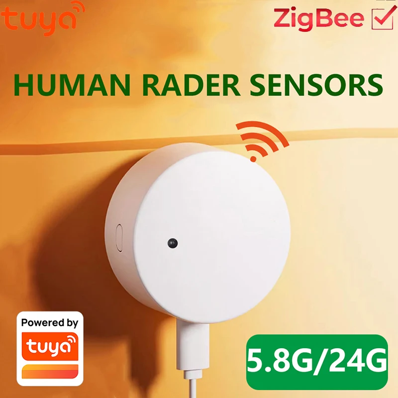 TUYA SMART PRE ZIGBEE HUMAN PRÍSPEMU Sensor milimeter Radar Wave Detector Práca s domácim Assstant ZigBee2MQTT