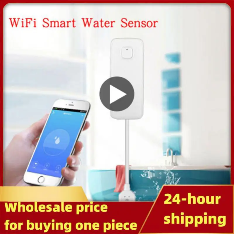TUYA SMART SNÚCIE SNÚCIE OSNÁVATEĽA SNÚCIE SNÚTORNÉHO MONIZORA Diaľkový monitor WIFI Voda Hladina pretečenia DETEKTORA ZVUKUJE ZVUKUJE ZVUKU