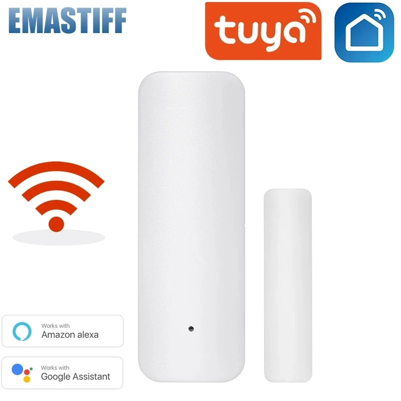 TUYA SMART WIFI DVERE DVERE OTVORENÉ / ZATVORENÉ DETEKTORY WIFI APP UPOZORNENIE VÝSTAVA ALLECTION SACION S ALEXA Google HOME