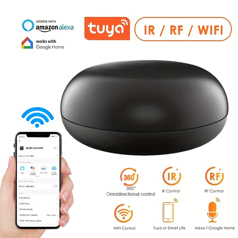 Tuya Universal WiFi Ir RF Bluetooth diaľkový ovládací ovládací riadok inteligentný diaľkový ovládací riadok pre Alexa Google Home