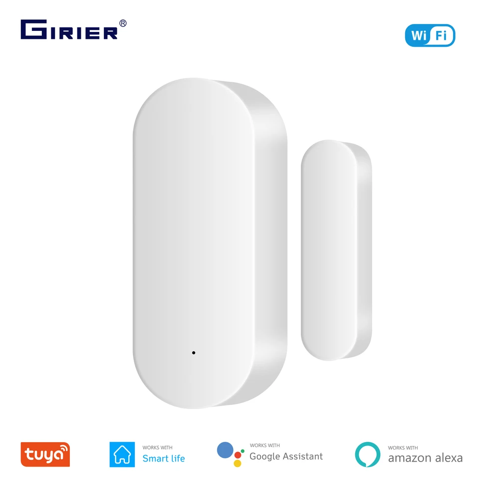 TUYA WIFI DVERE SNÚCIE SNÚCIE SNÚTROMNÉ DVERE OTVORENÉ ZATVORENÉ DETEKTOROVÝ DETEKTOR SMART LIFE APP VLASTNOSTI VÝSLEDKA KOMPATIBAL S HOME ALEXA Google