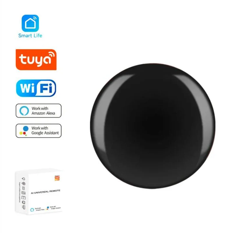 Tuya wifi ir diaľkové ovládanie inteligentný dom diaľkový univerzálny infračervený ovládač pre klimatizáciu pracovať s Alexa Google Home