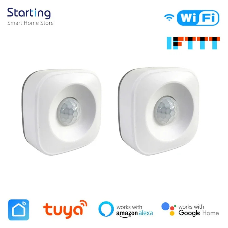 TUYA WIFI SENZOR SENZOR PIR PIR Wireless Infračervený detektor Zabezpečenie zabezpečenia SNÚCIE SNÚCIE SNÚCIE SNÚTROM SMART ŽIVOTNÉHO APPLY VIA