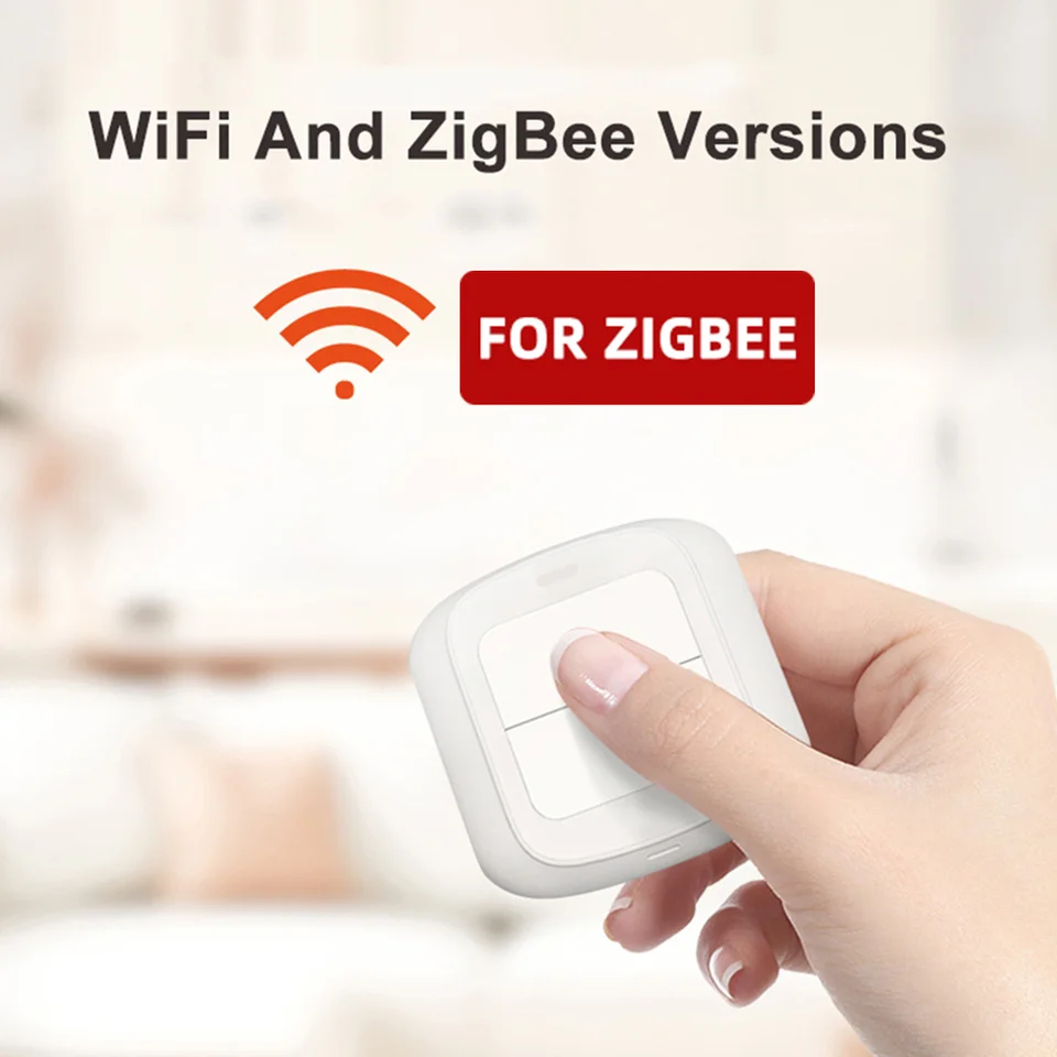 TUYA WIFI/ZIGBEE SMART HOME MINI MINI 2 GANG SMART SWITCH 6 SCENE PUSH TLAČKY Spínačov SMART LIFE APP