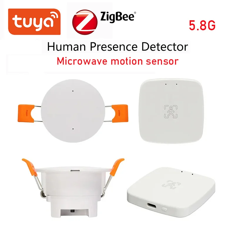 TUYA WIFI/ZIGBEE SMART SMART HUMPIT DETEKTOR ILLUMINANCE Monitor