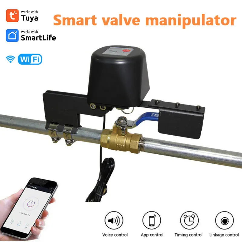 TUYA WIFI/ZIGBEE SMART Voda/plynový ventil inteligentný domáci ventil Automatizácia Ovládanie