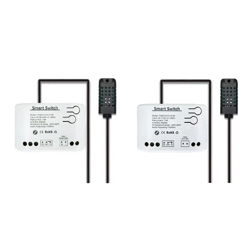 TUYA ZIGBEE 1 GANG SMART SWINT S SENZORA VOMITY TEYTION, aplikácia TUYA SMART LIFE, pasívne suché kontaktné relé-AD13