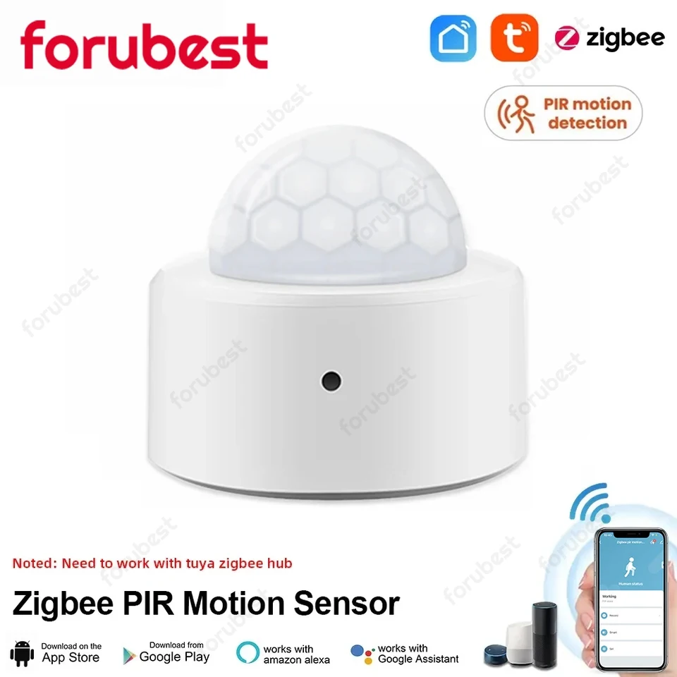 Tuya Zigbee Sensor Motion PIR Sensor PIR Human Body Infračervený detektor domáci automatizácia pre svetlo práce s Alexa Google Home