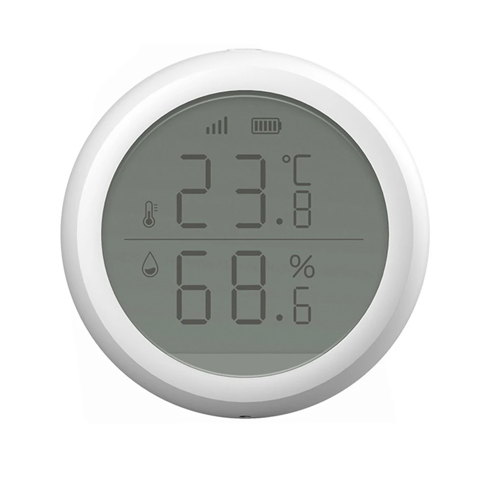 TUYA ZIGBEE Teplota a detektor vlhkosti Viaceré teplotné režimy SMART HYGRETER TETERMOMOMOMOMER pre kanceláriu domácnosti