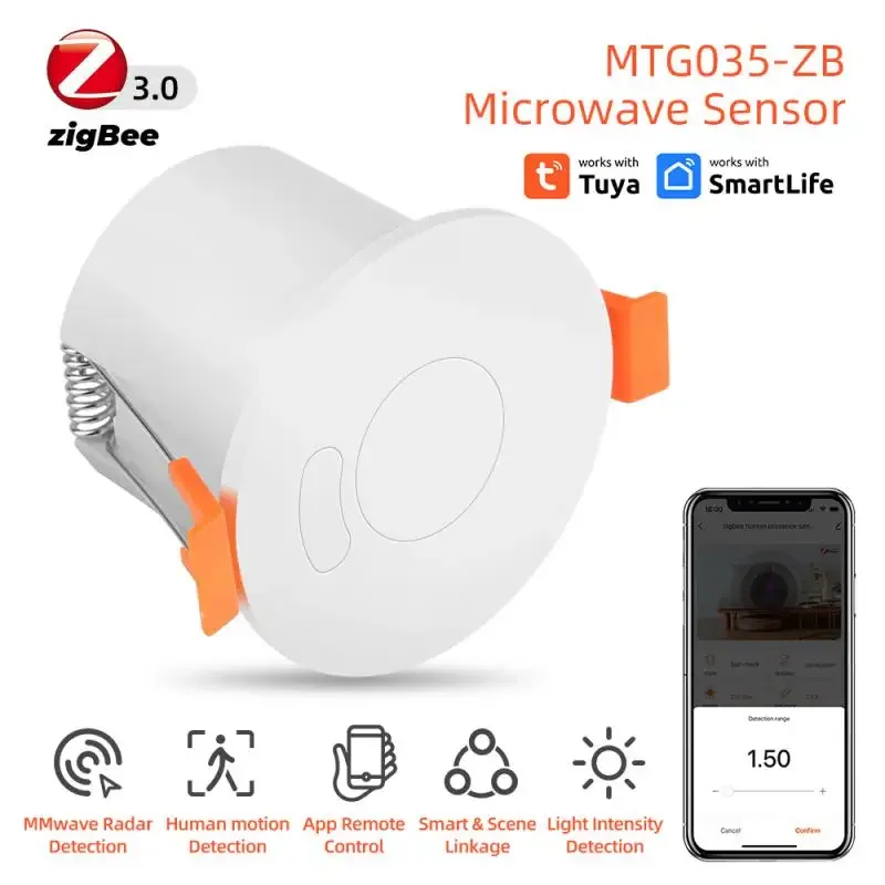 Tuya Zigbee wifi 24g ľudská prítomnosť senzor svetlo osvetlenie jasnosť Sensor MMWAVE SENSING HUMBAN MICRO PIR SENZOR