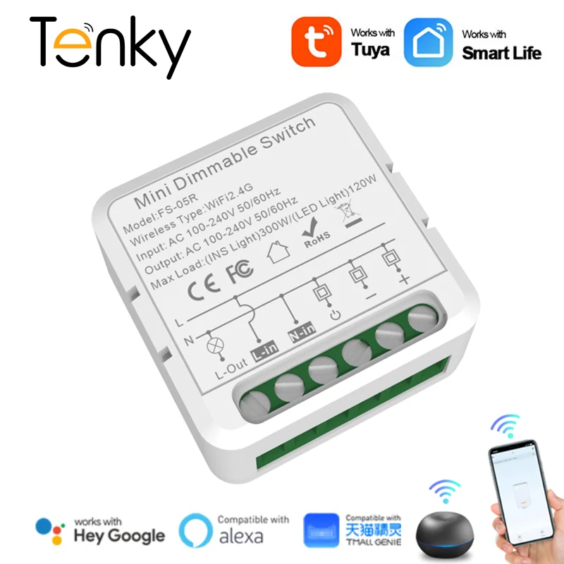 TUYA ZIGBEE / WIFI SMART SMING SWINT POTREBUJE NEUTÁLNA PODPORA Dvojcestná kontrola inteligentného riadenia života Práca s Alexa Google Home Alice