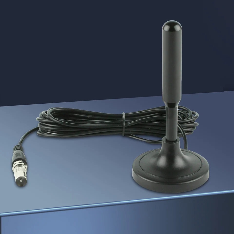 TV Aerial 300 cm Coax Cable Digital Digital prijímanie anténnej zástrčky a prehrávanie vnútorného vonkajšieho digitálneho HD Freeview Aerial pre inteligentnú televíziu