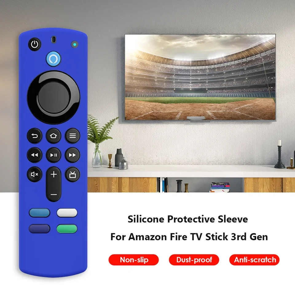 TV diaľkové ovládacie puzdro s Lanyardom pre Amazon Fire TV Stick Gen 3 diaľkové ovládanie diaľkového ovládača TV TV diaľkové puzdro