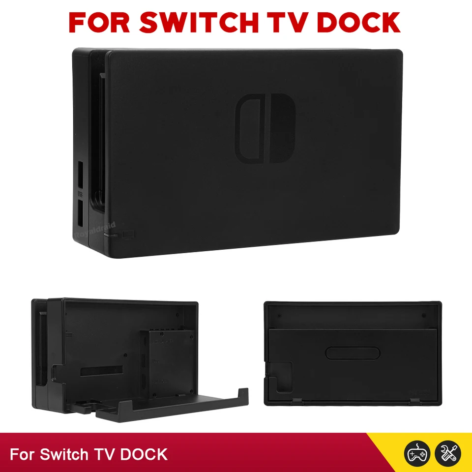 TV Dock Charger pre NS Switch Multifunkčný dokový prevodník nabíjačku nabíjačku TV stojan pre Nintend Switch Game Console